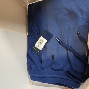 POLO RALPH LAUREN Mini Terry PJ Pants Annapolis Blue/Polo Black Pp MD